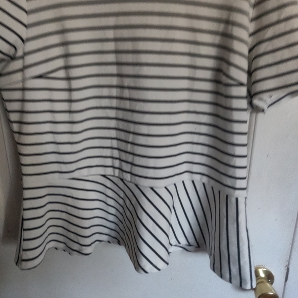 Striped peplum top XL - Picture 5 of 5